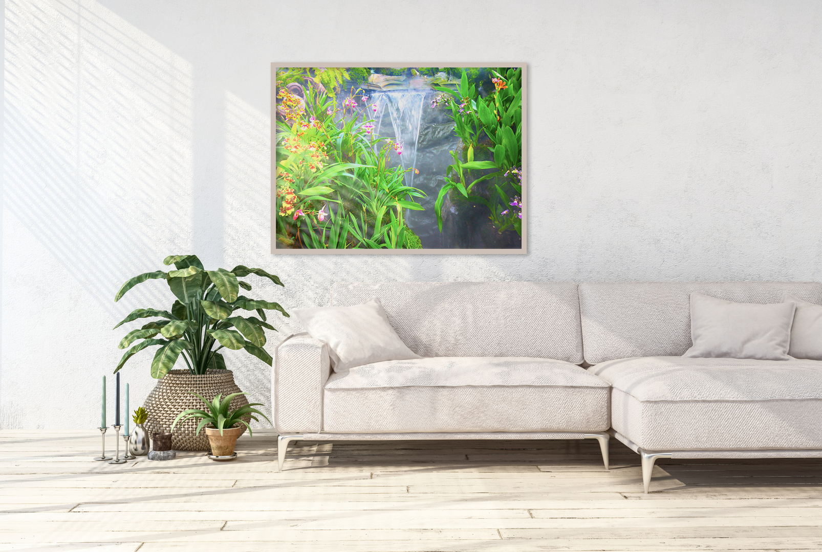 Whispers in the Pond original abstract contextualised office art modern decor photo print by Blair Montague Drake